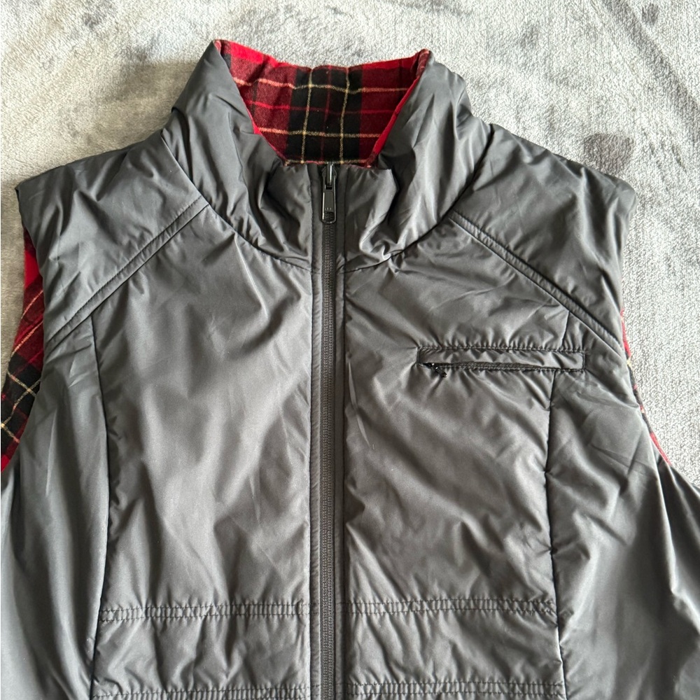 Pendleton Plus Reversible Virgin Wool Zip Vest 2x… - image 3